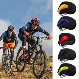 Ruilonghai Mountain Bike Seat Ruilonghai Soft Bicycle Saddle, Nose Less Bike Saddle, Noseless Seat For Bicycle, Mountain Road Bicycle Seat With Reflective Strip, Bike Accessories