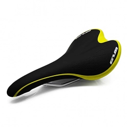 SAHFV Mountain Bike Seat SAHFV Bicycle Saddles PU Leather Mountain Road Bike Cycling Seat Cushions Mountain Bike Seat Bicycle Accessories (Color : Amarillo)