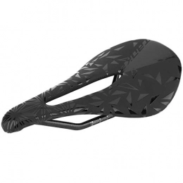 SALUTUYA Mountain Bike Seat SALUTUYA Comfortable Waterproof Bicycle Saddle Cushion Durable Carbon Fiber, Suitable for Mountain Bike(black, 143mm)