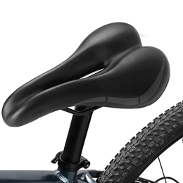 Samnuerly Spares Samnuerly Bicycle saddle Mountain Bike Saddle PU Leather Comfortable MTB Road Cycling Breathable Shockproof Bicycle Seat Cushion