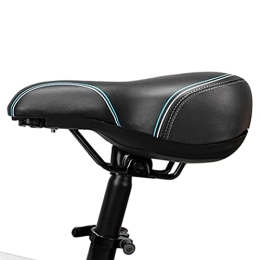 Shenbo Spares Shenbo Widened Bike Storage Saddle - Extra Wide Bicycle Saddle Fits Universal Bikes, Oversized Cushion for Exercise, Road, Mountain Bikes for Men Black