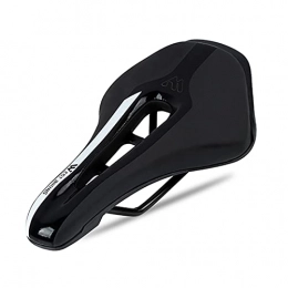 SIY Mountain Bike Seat SIY MTB Bike Saddle Road Bicycle Cycling Soft Hollow Breathable Seat Cushion Bicycle Parts Accessories (Color : Black)