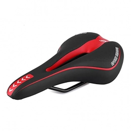 SIY Mountain Bike Seat SIY Silicone Gel Extra Soft Bicycle MTB Saddle Cushion Cycling Road Mountain Bike Seat Bicycle Accessories (Color : Red)