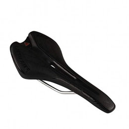 O-Mirechros Mountain Bike Seat Skidproof Leather Seat Cushion Waterproof Bicycle Parts Cycling Saddle BLACK