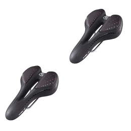 Sosoport Mountain Bike Seat Sosoport 2 pcs mountain bike seat hollow bike saddle road bike saddle bike seat saddle cycling saddle padded bike saddle cycle saddle comfort seat cushion bike cover bicycle saddle seat