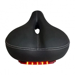 stallry 1PCS Bike Seat Waterproof Sturdy Shock Absorbing Mountains and Cities Bicycle Saddle Taillight Universal fit Saddle