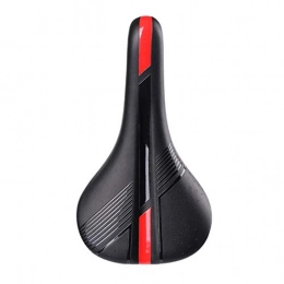 Tatkldisu Spares Tatkldisu Comfortable Bike Saddle Soft Bicycle Saddle with Taillight Breathable Comfort Mountain Bike Seat Cushion for Cruiser Road Bikes Touring Mountain Bike (Color : Red)