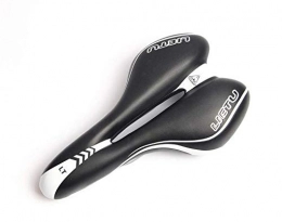 TENGGO Spares TENGGO New Mountain Bike Saddle Thickened Bicycle Saddle Seat Cushion Hollow Seat Saddle-Black & White