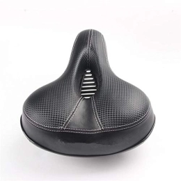 SASCD Mountain Bike Seat Thicken Bike Bicycle Saddle wide Bicycle Seat MTB Hollow Cushion Sponge Soft mountain bike Cycling Saddle Sillin Selim Bicicle (Color : Black)