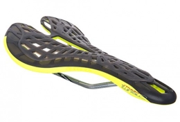 TIOGA VTT Mountain Bike Seat Tioga Spyder Twin Tail 2MTB Saddle Unisex Adult, Neon Yellow