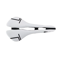 HFQNDZ Mountain Bike Seat TJY MTB Bicycle Saddle Triathlon Women's Men Bike Seat Hollow Mountain Universal Cycling Saddle Racing Cushion Outdoor Riding Parts (Color : White)