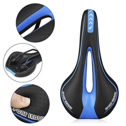 TOTMOX Spares TOTMOX Bicycle Mountain Bike Saddle Road Mountain Sports Soft Cushion Gel Cushion Seat, Blue