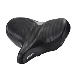 TTSJSM Spares TTSJSM Mountain Bike Seat Big Bum Bike Saddle Extra Wide Bicycle Seat Comfort Electric Bike Gel Foam Padded Seat Dual Spring Cycle Shockproof Seat Cushion Gel Bike Seat (Color : Spring)