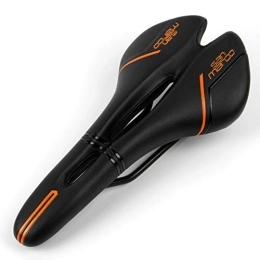 TTSJSM Spares TTSJSM Mountain Bike Seat Wide MTB Bicycle Saddle Silicone Skidproof Saddle Road Bike Saddle Bicycle Seats Hollow Soft PU Leather Gel Bike Seat (Color : Orange)