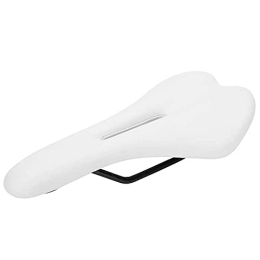 Umerk Mountain Bike Seat Umerk Bicycle saddle Mountain Bike Saddle Thicken Hollow Bicycle Seat Comfortable Shock Proof Bicycle Saddle Soft Bike Cushion Bicycle seat cover (Color : White)