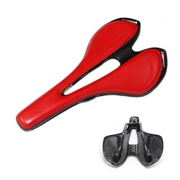 SUSHOP Spares Waterproof Mountain Bicycle Seat, Comfortable Bicycle Seat Women Men MTB Mountain Bike Saddle Road Bicycle Seat, Red