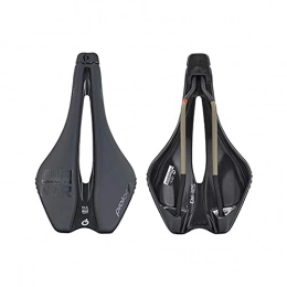 HDONG Mountain Bike Seat Wide 143Mm Bicycle Seat 245 × 143 Hollow Short Nose Street Mtb Bike Saddle-Ndr Tirox Bow Black