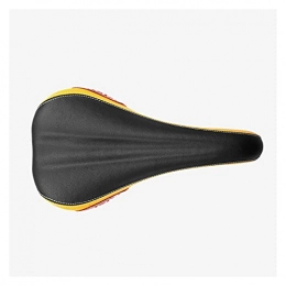 wuwu Mountain Bike Seat wuwu Bicycle Saddle Monorail Orange Synthetic Sides Soft Cycling Seat Mtb Mountain Bike Saddle Accessories