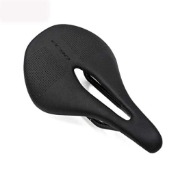 WYJW Spares WYJW Bike Seat, Bicycle Saddle, Carbon+Leather Road Bike Saddle MTB Bicycle Saddles Mountain Bike Racing Saddle PU Ultralight Breathable Soft Seat Cushion, Black