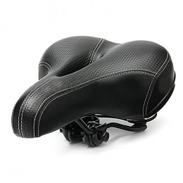 xmk2021888 Mountain Bike Seat xmk2021888 Bike seat, Bicycle riding saddle road mountain bike bicycle wide padded comfortable cushion (Color : Black)