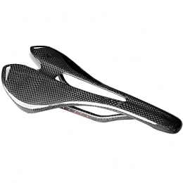XYXZ Spares XYXZ Bike Saddle Seat Pad Innovative Craft Full Carbon Fiber Bicycle Hollow Seat Cushion Mountain Road Bike Saddle Accessories Practical Bicycle Cushion (Color : Black1, Size : 27X5.5X14Cm)