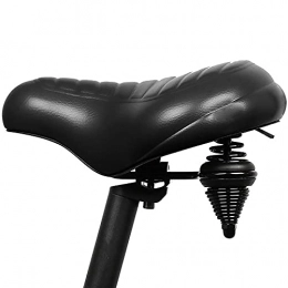 XYXZ Spares XYXZ Bike Saddle Seat Pad Innovative Craft Mountain Road Bike Saddle Seat Cushion Comfortable Seat Cushion General Riding Equipment Practical Bicycle Cushion (Color : Black, Size : 27X25Cm)