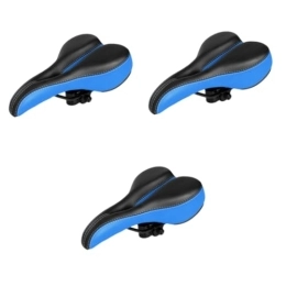 Yardwe Mountain Bike Seat Yardwe Mtb Seat 3 Pcs Bike Seat Comfort Bike Saddle Leather Bike Saddle Cushion Mountain Bike Dirt Bikes