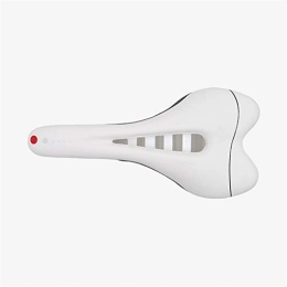 YOBAIH Mountain Bike Seat YOBAIH Bicycle Saddle Road Mountain Bike Saddle Leather Cycling Seat For Men Cushion Bicycle Parts Bike Seat (Color : White)