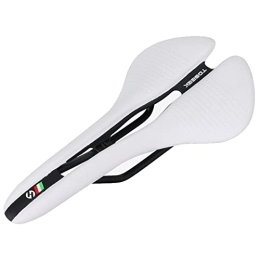 YouLpoet Mountain Bike Seat YouLpoet Bike Seat Lightweight Bike Saddle Bicycle Seats Ergonomic Design for Mountain Road Bikes Cycling, White