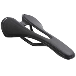 YouLpoet Mountain Bike Seat YouLpoet Bike Seat Lightweight Carbon Fiber Bike Saddle Bicycle Seats Ergonomic Design for Mountain Road Bikes Cycling, Black