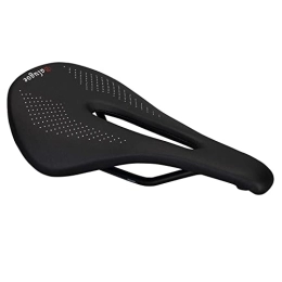 YouLpoet Mountain Bike Seat YouLpoet Bike Seat Lightweight PU Bike Saddle Bicycle Seats Ergonomic Design for Mountain Road Bikes Cycling, Black