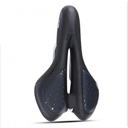 YQCSLS Mountain Bike Seat YQCSLS Bicycle Seat Saddle MTB Road Bike Saddles Mountain Bike Racing Soft Seat PU Breathable Cushion Cycling Camping Sport Accessories (Color : Blue)