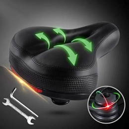 Yunobi MTB Bike Seat Bicycle Soft Comfort Saddle Padded Shock Absorbing Bicycle Seat Cushion with Reflective strip for Men Women