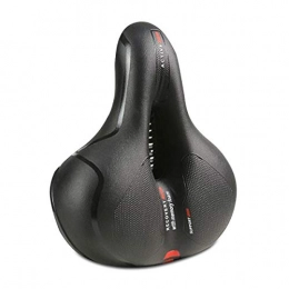 Zeroall Mountain Bike Seat Zeroall Wide Bike Seat Waterproof Bicycle Saddle Soft Padded Breathable Bike Saddle with Comfort Memory Foam Cushion for City Road Bike MTB(Black Red)