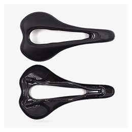 ZHANGQI Mountain Bike Seat ZHANGQI jiejie store Bicycle Full Carbon Saddle Road Mtb Mountain Bike Seat Carbon Fiber Wide Comfort Saddle Cycling Parts Men Bike Accessories (Color : Glossy-Black)