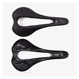 ZHANGQI Mountain Bike Seat ZHANGQI jiejie store Bicycle Full Carbon Saddle Road Mtb Mountain Bike Seat Selle Carbon Fiber Wide Comfort Saddle Cycling Parts Men Bike Accessories (Color : Glossy-Black)