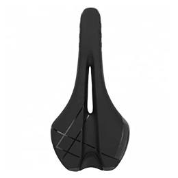 ZHANGQI Mountain Bike Seat ZHANGQI jiejie store Outdoor Road Mountain Bike Saddle Bicycle Soft Comfortable Hollow Cycling Saddle Cushion Pad Seat Bike Part (Color : Black)