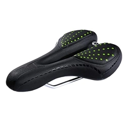 ZHIQIU Mountain Bike Seat ZHIQIU Comfortable Bike Saddle Mountain Bicycle Seat Profession Road MTB Bike Seat Outdoor Or Indoor Cycling Cushion Pad (New Stytle Green)