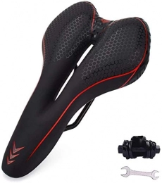 ZLYY Mountain Bike Seat ZLYY Comfortable Silicone Cotton Padded Bicycle Seat Mountain Bike Saddle Bag Universal Bicycle Seat Bicycle Saddle Accessories