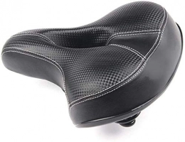 ZLYY Spares ZLYY Wide Bicycle Saddle Breathable Comfortable Bike Seat Cushion Pad Mountain Hollow Dual Spring Cycling Cushion