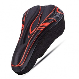 ZXYMUUSSKT Mountain Bike Seat ZXYMUUSSKT Outdoor Memory Sponge Bicycle Saddle Breathable Comfortable Bicycle Seat Cushion Cushion Folding Bike, Red