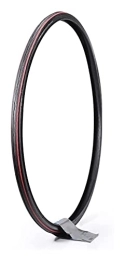 Bmwjrzd Spares Bmwjrzd LIUYI 700C Bicycle Tire 70025C 70028C Road Bike Tire Ultra Light 365g Riding Tire Red Edge Mountain Bike Tire (Color : 700x25c red) (Color : 700x25c Red)