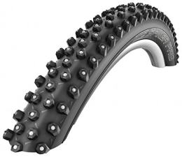 Cicli Bonin Spares Cicli Bonin Unisex's Schwalbe Ice Spiker Pro Hs379 Performance Line Rigid Tyres, Black, One Size