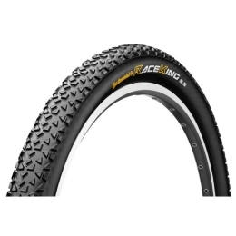 Continental Mountain Bike Tyres Continental Race King Tubeless Mountain Bike Tyre, Flexible black Black - Black Size:26x2, 20 (55-559)