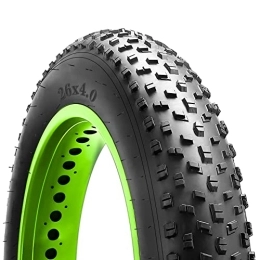 NOVGYXKM Mountain Bike Tyres Fat Tires 20 / 26x4.0 Bike Tire, Electric Bicycle Mountain Bike Wire Tires Folding Dual Wide Mountain Snow Bike Accessory Inflate Max 45 PSI