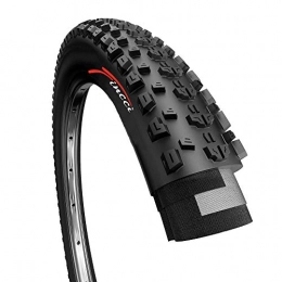 Fincci Mountain Bike Tyres Fincci 26 x 1.95 Inch 50-559 Foldable Tyre for Road Mountain MTB Mud Dirt Offroad Bike Bicycle