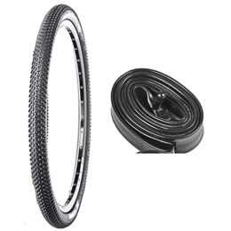 HMTE Mountain Bike Tyres HMTE 1-pack Bike Tire and Tubes Set 24 / 26 / 27.5 X 1.95, 27.52 / 29 X 2.1bicycle Tyre with Tubes (black) Mountain Cycle Tires (26 * 1.95)