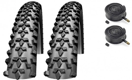 NA Mountain Bike Tyres na 27.5" x 2.10 / 650b Impac Smartpac Mountain Bike / ATB Tyres With Inner Tubes x2 Schrader valve