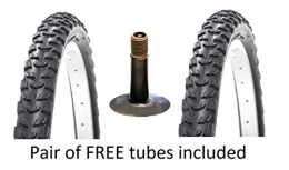 NA Mountain Bike Tyres na Pair of 24 inch bicycle tyres and tubes will suit (24x2.0 24x1.95 24x1.90)