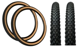 Baldy's Mountain Bike Tyres PAIR Baldy's 27.5 x 2.10 AMBER WALL Mountain Bike Chunky Off Road Tyres